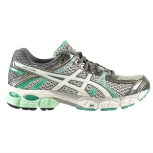 New In Box Asics Women's Gel Flux 'Lightning Mint' Running Shoes
